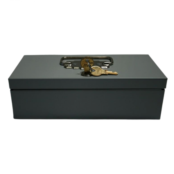 1210 - Lock Box With Key Lock And Handle (10 1/2 X 4 1/2 X 3 1/4)