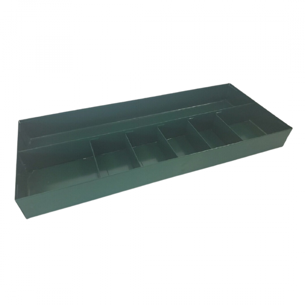 1716 - Tray Divided In Half With 5 Dividers 1 Side (15 3/8 X 6 X 1 1/2)