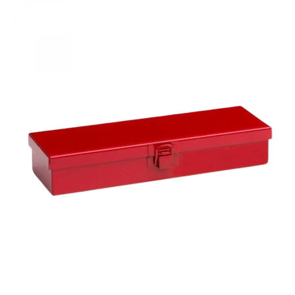 MC105A13 - Red Miniature Storage Case With Latching Lid (9 X 3 X 1 1/2)