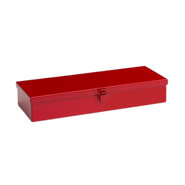 MC105A16 - Red Miniature Storage Case With Latching Lid (12 X 4 1/2 X 2)