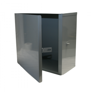 303624 - Courier Drop Box Front Load Door Style With Hasp For Padlock (24 X 24 X 36)